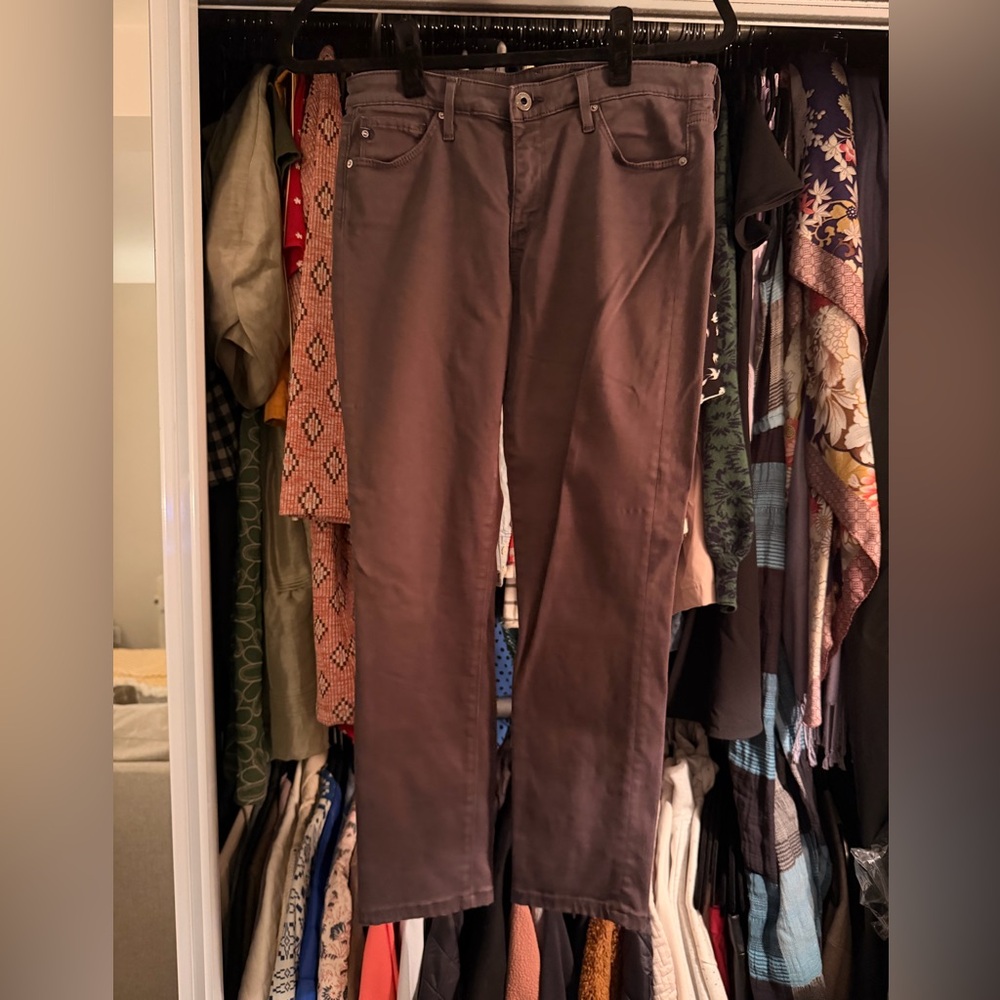 AG Adriano Goldschmied Women's Dark Brown Skinny Pants